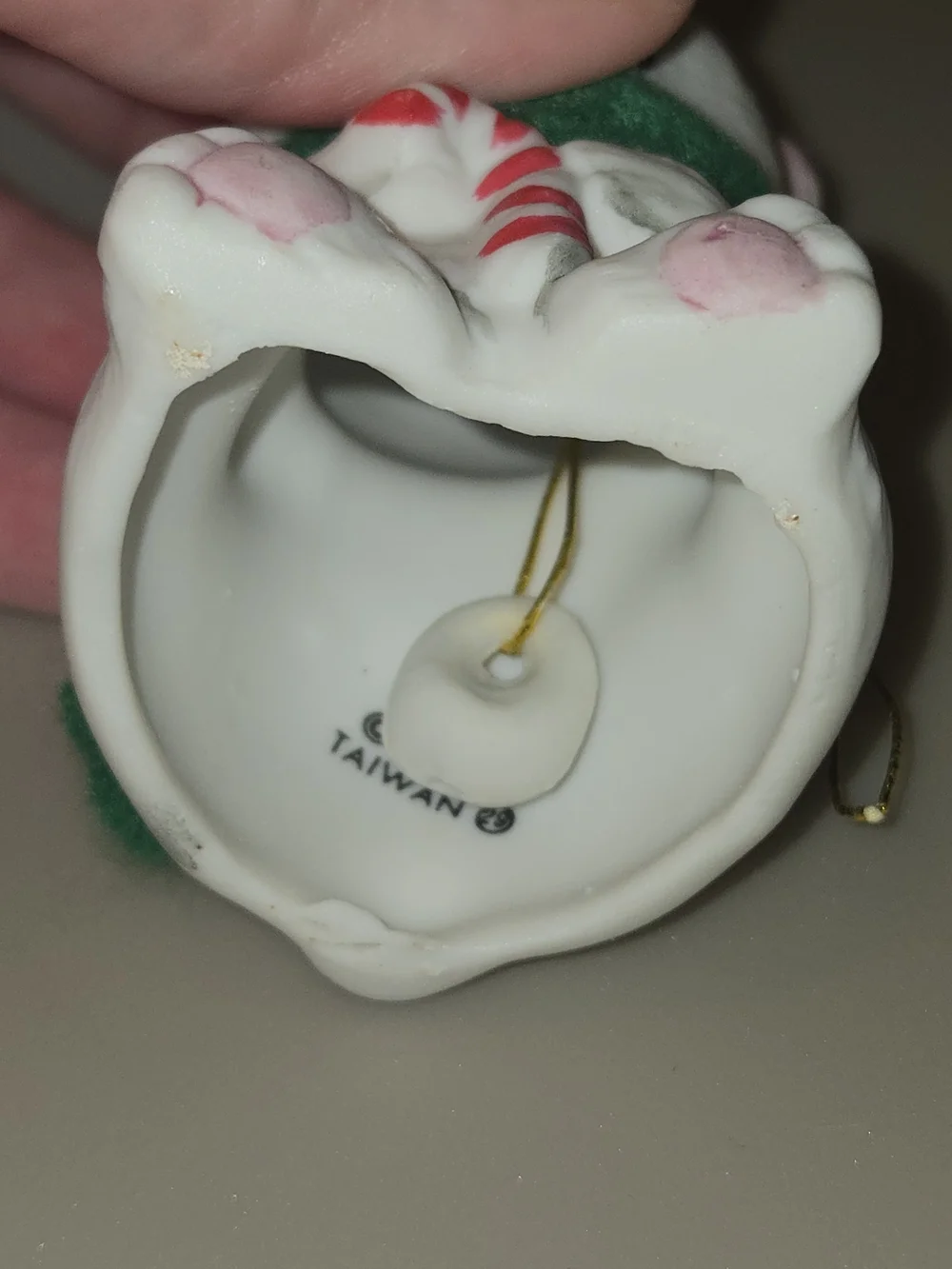 White Bear Ring A Lings Collector Bell Ornament